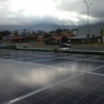 Commercial Solar Roof Mounted Array at a Golf Course